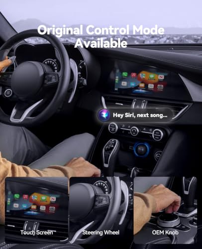 Wireless CarPlay & Android Auto Adapter, Convert Wired to Wireless