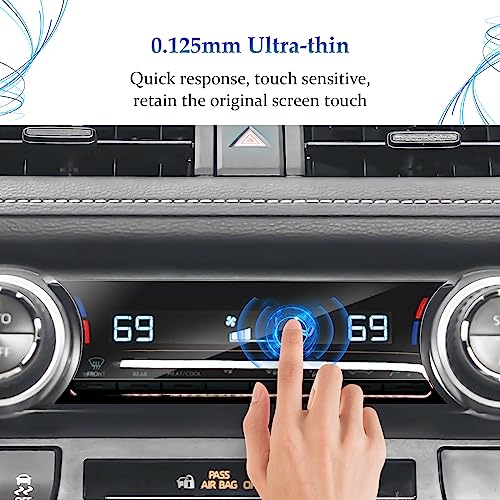 SKTU 2Pcs 2023 2024 2025 RAV4 Screen Protector for 2019-2025 Toyota RAV4 Air Conditioning Screen 2024 2025 RAV4 Accessories HD Clear Anti-Scratch - color: 2019-2025 RAV4 Air
