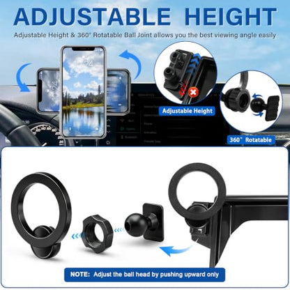Car Phone Holder for 2019-2025 Toyota RAV4 Accessories 7/8-inch - size: For Toyota 19-25 RAV4 7/8-inch