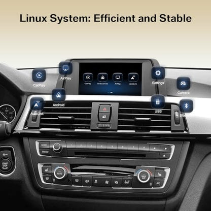 Wireless CarPlay & Android Auto MMI Retrofit Kit Adapter for BMW CIC System - size: BWM CIC System