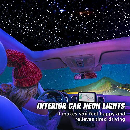 32W Starlight Headliner Kit, Star Lights for Car Roof&Home Decoration, Fiber Cable 1000pcs*0.03in*13.1ft RGBW Star Light Headliner with Bluetooth APP/Remote Control/Music Mode - size: 1000pcs*0.03in*13.1ft