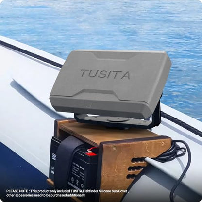 TUSITA 010-13130-00 Protective Cover Compatible with Garmin Striker 5cv 5dv,Vivid 5cv - Fishfinder Silicone Sun Cover