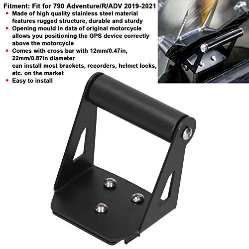 Motorcycle Phone Mount Navigation Bracket GPS Holder Fit for 790 Adventure R ADV 2019 2021 Windshield Stand Support Bar 12mm 22mm Crossbar Stainless Steel