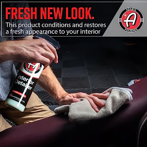 Adam's Interior Detailer (5 Gallon) - Total Car Interior Cleaner, Protectant & Dressing, Leather Conditioner, UV Protection Vinyl, Dashboard, Screen, Seat Cleaner & More