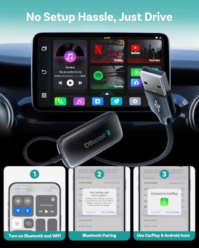 OTTOCAST Play2Video Ultra Wireless CarPlay Adapter AI Box 2026
