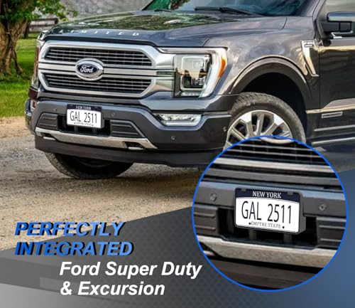 Front License Plate Frame for F150 2021-2023 2.7L 3.0L 3.5L V6 - size: For F150 2021-2023