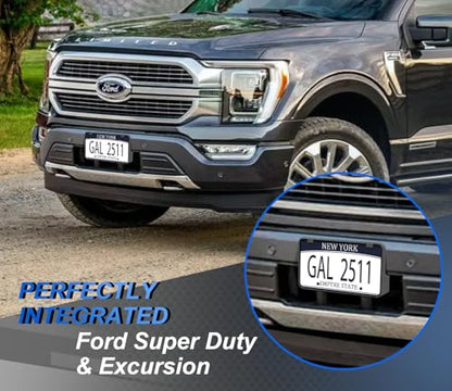 Front License Plate Frame for F150 2021-2023 2.7L 3.0L 3.5L V6 - size: For F150 2021-2023