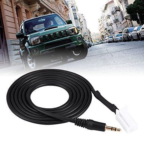 Car AUX Audio Cable,3.5 mm Audio Cable, Audio AUX Input Cable Adapter 8pin Plug 3.5mm Jack Fit for Suzuki Swift Vitra Jimny