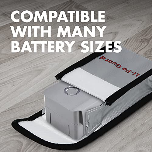 Tenergy 2 Pack, Fire Retardant Lipo Bags, Battery Bags for Charging and Storage, 5.5x3.5x2 inches Each - size: 2x Small 5.5x3.5x2in