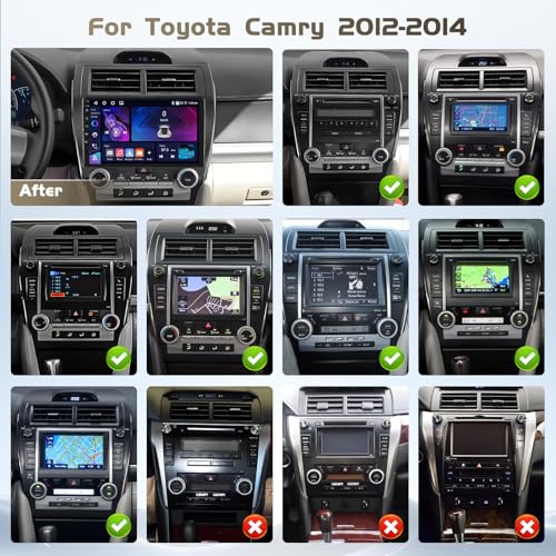 [Roinvou] 4+64G 10.1" Android15 Car Radio for Toyota Camry 2012 2013 2014 - style: FIT JBL