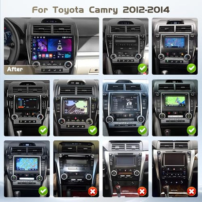 [Roinvou] 4+64G 10.1" Android15 Car Radio for Toyota Camry 2012 2013 2014 - style: FIT JBL