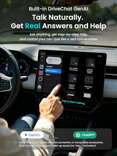 Magic AI Box, Wireless CarPlay/Android Auto Adapter, Car Video Box Supports for Netflix/YouTube/TikTok/TF Card, DriveChat AI Smart Box with GPS/Dual Bluetooth - color: Glossy Black