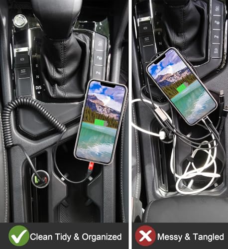 USB C to Lightning Cable 6FT 2Pack, Coil iPhone Charger USB C Fast Charging - color: Red, size: 6FT, style: Usb C to Lightning