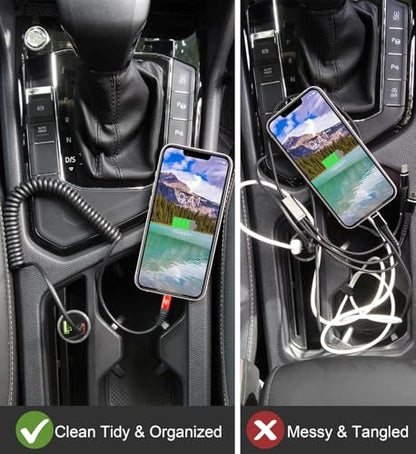USB C to Lightning Cable 6FT 2Pack, Coil iPhone Charger USB C Fast Charging - color: Red, size: 6FT, style: Usb C to Lightning