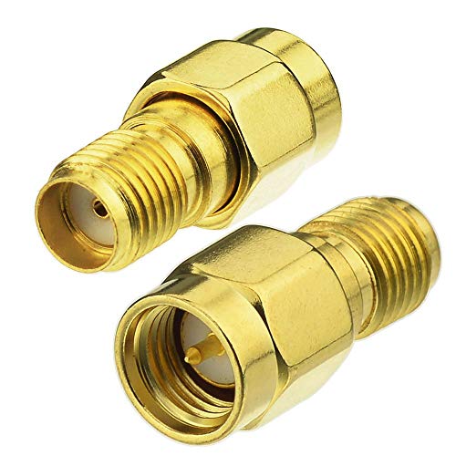 Superbat RF coaxial SMA Male to SMA Female Bulkhead RG174 15ft Cable + 3pcs RF Coax SMA Adapter Kit for SDR Equipment Antenna Ham Radio,3G 4G LTE Antenna,ADS-B,GPS and etc - size: 5M/16.4FT RG174