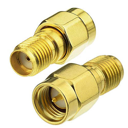 Superbat RF coaxial SMA Male to SMA Female Bulkhead RG174 15ft Cable + 3pcs RF Coax SMA Adapter Kit for SDR Equipment Antenna Ham Radio,3G 4G LTE Antenna,ADS-B,GPS and etc - size: 5M/16.4FT RG174