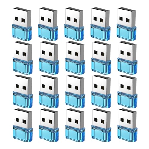 20Packs USB C to USB Male Adapter,USBA to Type C Super Fast Charging Transfer and OTG Function, USBA to C Adapter Compatible with iPhone15/16/17 Plus Pro Max/iPad Pro Air 4 Mini 6 Almost USB Devices - color: Blue, size: 20PCS
