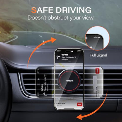 APPS2Car for MagSafe Car Mount for Air Vent [2 Pack] Magnetic Phone Holder - color: Magsafe 2-Pack