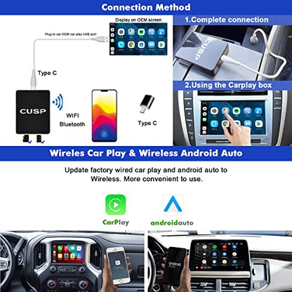 Wireless CarPlay AI Box for OEM Wired CarPlay Cars, Wireless Android Auto - color: For Factory Touch Screen Radio With Wired Car Play