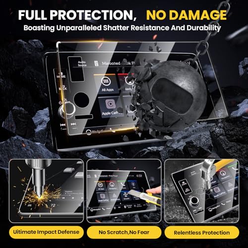 Karltys Screen Protector for 2024 2025 2026 Honda Ridgeline 9 Inch [No Glare & Fingerprint] Tempered Glass Honda Ridgeline Accessories - size: 9"Honda Ridgeline 2024 2025 2026