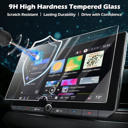 Tempered Glass Screen Protector for RAV4 2026 LE XLE Premium Woodland SE - size: for 2026 rav4 LE/SE/XLE/Woodland