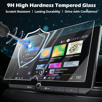 Tempered Glass Screen Protector for RAV4 2026 LE XLE Premium Woodland SE - size: for 2026 rav4 LE/SE/XLE/Woodland