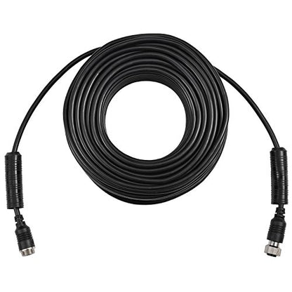 TECKEEN Backup Camera Cable 4PIN Video Power Aviation Extension Wire for Vehicle Car Camper Bus Van Truck Motorhome Trailer RV Reverse Rearview Monitor CCTV System Waterproof Shock Proof 32.8ft(10m)
