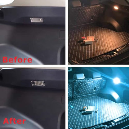 iJDMTOY LED Trunk Cargo Area Light for Toyota and Lexus - style: Aqua Ice Blue