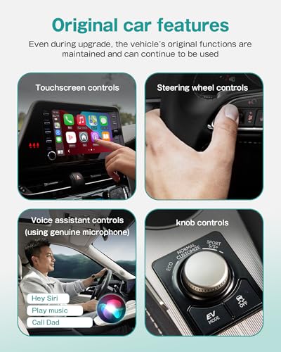 OTTOCAST Mini Cube 3.0 Wireless Carplay Adapter & Android Auto Wireless Adapter Silver (2-in-1) – Plug & Play for iPhone & Samsung/Android Phones, Two Phones Memory, Auto-Reconnect, Stable 5GHz WiFi - color: Silver (USB-A&C)