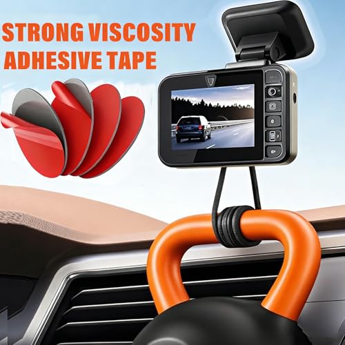 Adhesive Sticky Pads for Dash Cam, 4Pcs Round - size: (4Pcs Round)