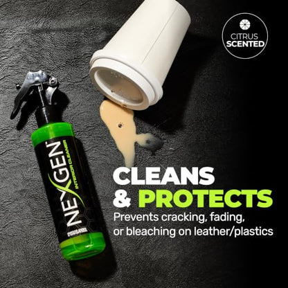 Nexgen Interior Cleaner (16oz) - UV Protection & Residue-Free Professional Finish - On-The-Go Car Detailing - Car Cleaning Supplies - for Leather, Dash, Glass & Upholstery