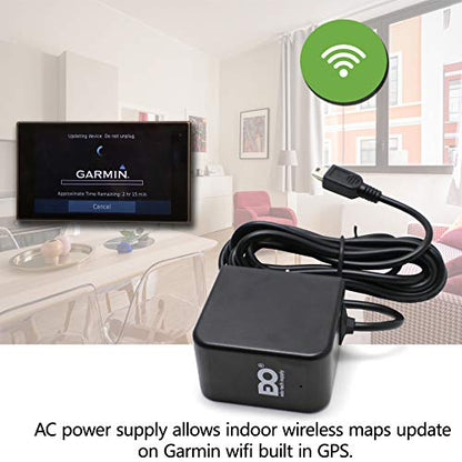 EDO Tech USB Wall Charger for Garmin Nuvi Drive DriveSmart DriveTrack DriveAssist DriveLuxe Dezl RV GPS Navigator