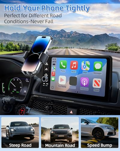 PZK Car Phone Holder for 2021-2024 Nissan Armada12.3-Inch Screen - color: Auto Lock, size: Armada 2021-2024 / Infiniti QX80 2022-2024