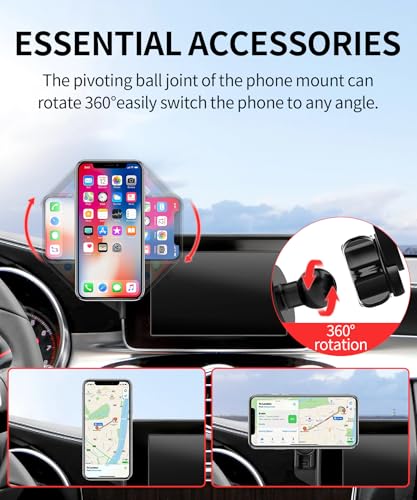 Car Phone Holder for Mercedes-Benz GLC 2016-2019, C-Class 15-18, 7" Screen - size: for 16-19 GLC & 15-18 C-Class(7-Inch only)