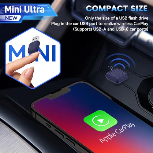 Carlinkit Mini Ultra 1 – Wireless CarPlay & Android Auto Adapter