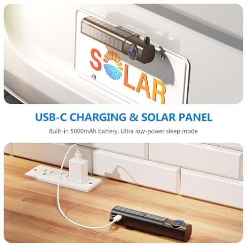 Solar Wireless Backup Camera Auto On Off with 1080P 5" IPS Monitor - size: 5"-1 Camera