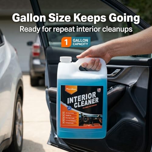 Magic Finish Interior Cleaning Spray (1 Gallon) – All-in-One Car Cleaner Spray for Seats, Dashboards & Consoles – Fast-Acting Car Cleaning Supplies for Rubber, Plastic, Carpet & Upholstery - size: 128 Fl Oz (Pack of 1)