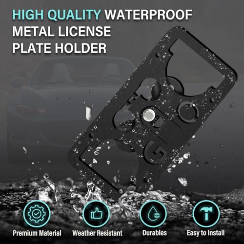 License Plate Mount Fits Chevrolet Blazer/Cruze/Black Diamond Avalanche