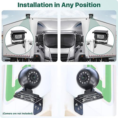 Universal Vehicle Iron Metal Bracket, GreenYi Adjustable L Shape Right Angel Multi-Function Camera Stand Mount, Only Installation Holder for Truck Camera (2PCS) (Pack of 2) - size: Medium (Pack of 2)