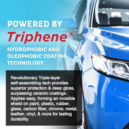 MAXL MAXLONE™ Car Spray with Triphene® All Purpose Waterless Detailer 3 Kit - style: 3 Bottles + 6 Towels
