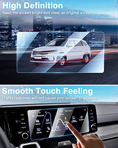 Karltys 2pc Screen Protector Kia Sorento 2021~2023 10.25 inch (S, EX, SX, SX Prestige, SX Prestige X-Line)[No Glare & Fingerprint] Tempered Glass Kia Sorento Accessories - size: 10.25"Kia Sorento 2021~2023