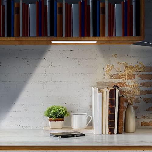 DWEPTU 12 Inch Under Cabinet Light, LED Light Bar, USB Powered, Cool White - color: Pure White, size: 12 Inch