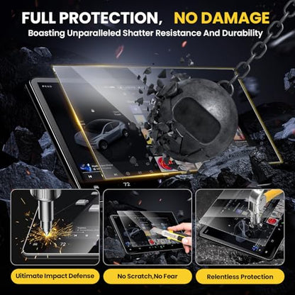 Karltys Screen Protector for 2019-2025 Audi Q3 F3 MMI 8.8-inch (Premium/S line/Plus/Plus S line) [No Glare & Fingerprint] Tempered Glass Audi Q3 Accessories - size: 8.8"Audi Q3 F3 MMI 2019-2025