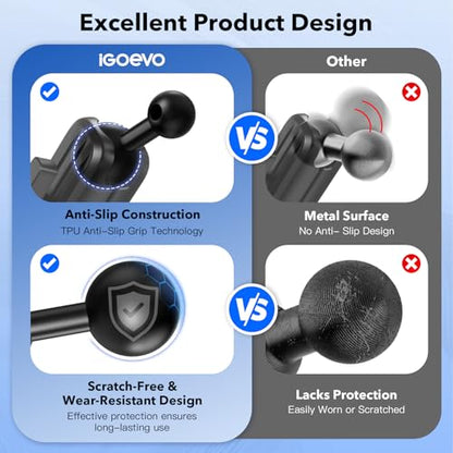 1-Inch (B Size) Ball Adapter Kit for RAM Mounts – Includes 20mm Ball Adapter, 17mm Ball Adapter, 1/4"-20 Stud, and Magnetic Phone Holder - size: 1 inch ball to 1/4" Screw/Magsafe/20mm/17mm ball