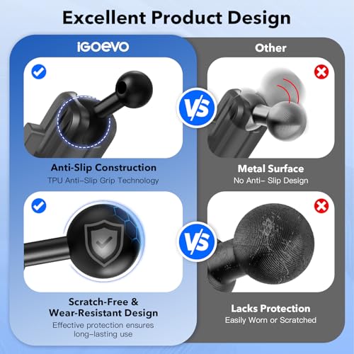 1-Inch (B Size) Ball Adapter Kit for RAM Mounts – Includes 20mm Ball Adapter, 17mm Ball Adapter, 1/4"-20 Stud, and Magnetic Phone Holder - size: 1 inch ball to 1/4" Screw/Magsafe/20mm/17mm ball
