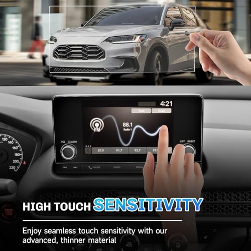 SXCY Anti-Glare Matte for 2023-2025 Honda HRV Screen Protector 7 Inch for 2023 2024 2025 Honda HRV Accessories Navigation Screen Protector 9H Tempered Glass