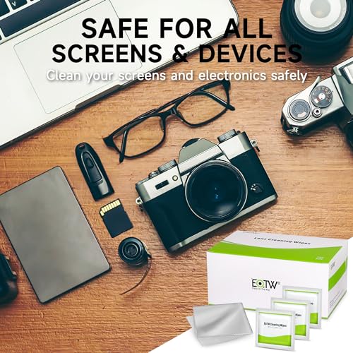 EOTW Lens Wipes for Eyeglasses, Computer Glasses Cleaner Wipes - Pre-moistened, Individually Wrapped, Pack of 240 - size: 240 Count (Pack of 1)