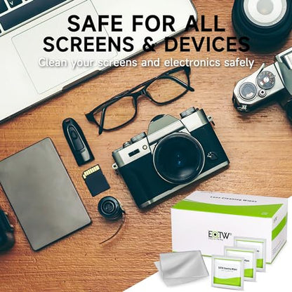 EOTW Lens Wipes for Eyeglasses, Computer Glasses Cleaner Wipes - Pre-moistened, Individually Wrapped, Pack of 240 - size: 240 Count (Pack of 1)