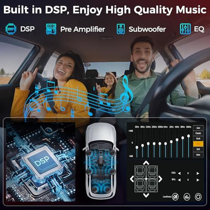 7" Double Din Car Stereo with Wireless Apple Carplay & Android Auto, Bluetooth, 240W, SWC, Subwoofer Out, Mirror Link, USB-C/AUX/TF, FM/AM Car Radio Receiver, Backup Camera - style: Volume knob + 4 physical buttons