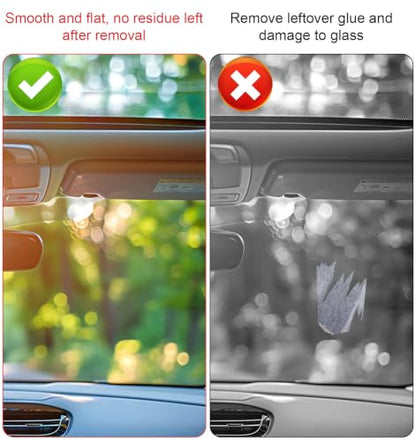 8Pcs Electrostatic Windshield Sticker, PET Electrostatic Film for Car